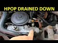 HPOP Drained down.  Crank, No start.