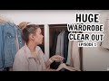 BEING HONEST WITH MYSELF: HUGE WARDROBE DECLUTTER & TRYING ON MOST OF MY CLOTHES  | Copper Garden