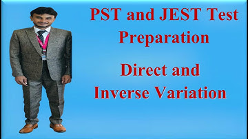 Direct and inverse variation | PST JEST test preparation | Dasrat Karmani