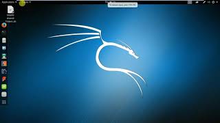 KALI LINUX MENU 2018