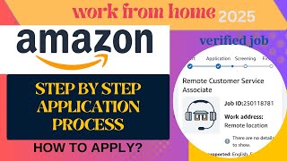 Work From Home With Amazon Vcs Step-By-Step Application Process Explained