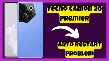 Tecno Camon 20 Premier Auto Restart Problem || How to solve auto restart issue || Auto restart issue