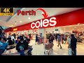 Coles Supermarket Walking Tour | Perth, Western Australia | [4K]