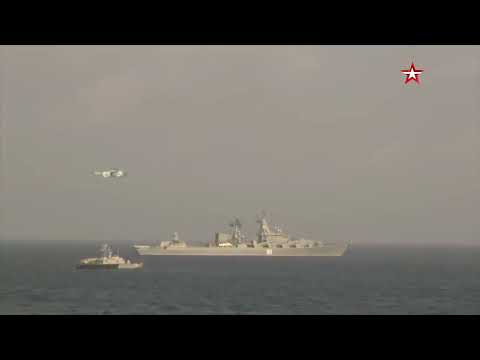 Barrier to piracy: footage of maritime exercises of Russia, China and Iran in the Arabian Sea