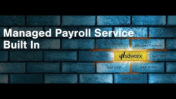 Managed Payroll Services - SD Worx Payroll Principles for SAP HXM users