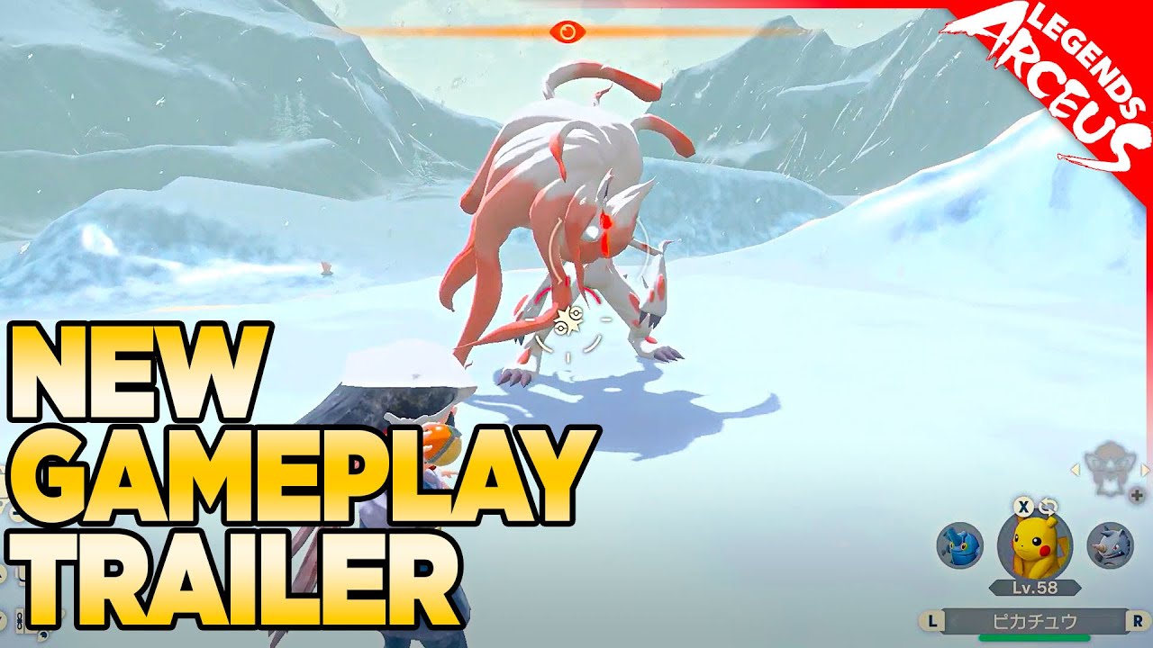 New 6 Minute Pokemon Legends Arceus Gameplay Trailer