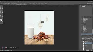 Ramadan Kareem poster design in Photoshop | Ramadan Flyer Design Photoshop Tutorial 2022 screenshot 4
