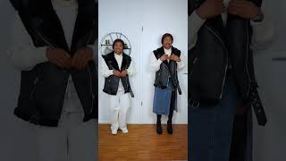 One coat. 2 ways 🔥 I guy you have to choose 🫶#shorts #ootd