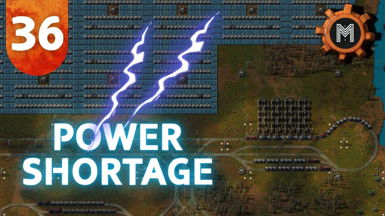 Temporary Power Measures Before Scaling | 36 | Factorio Space Age - YouTube
