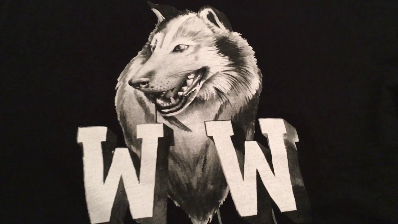 off white wolf t shirt