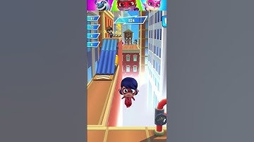 Talking Tom Hero Dash Miraculous Ladybug - NEW Angela Outfit - Planet Power Tom Funny Fails & Falls