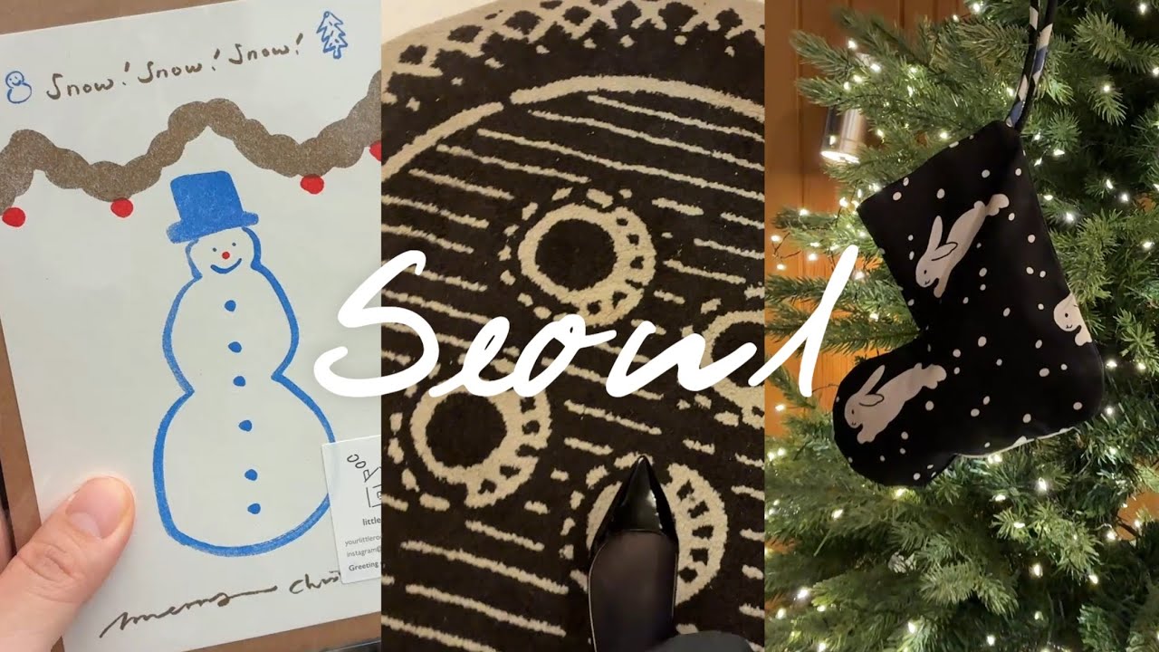 seoul vlog. 언리미티드에디션17📚 | 메종키티버니포니 파우치 쇼핑🐰 | feat.돈까스 맛집🍛