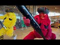 【鬼踊り出張公演】三条市「本成寺」の鬼が「道の駅 庭園の郷 保内」へやって来た　Demon dance of Honjyouji temple.