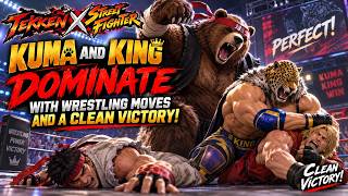 Kuma and King Dominate With Wrestling Moves and a Clean Victory! 🐻🏆 screenshot 3