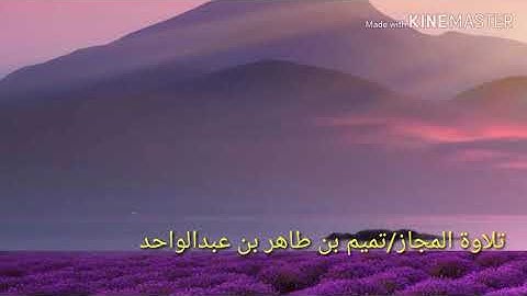 سورة هود من الآية (٣٦) إلى الآية (٤٩) بصوت المجاز/تميم بن طاهر بن عبدالواحد