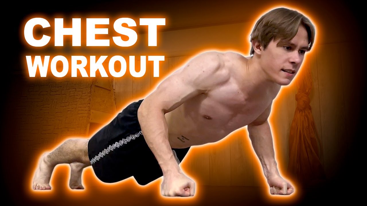 5 MINUTE CHEST WORKOUT(NO EQUIPMENT) YouTube