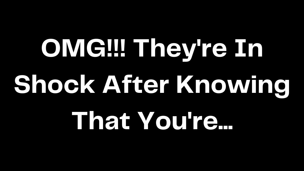 OMG!!! They're In Shock After Knowing That You're... YouTube