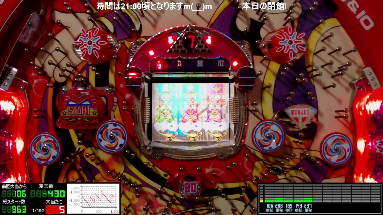 中古 奥村 マジカルランプ レトロ パチンコ実機 懐パチ ジャンク パチンコライブ配信 奥村 初代 マジカルランプ 1995年【レトロ
