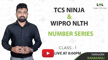 NUMBER SERIES - 1 | TCS NINJA | WIPRO NLTH | ABHILASH VARMA | ENGINEERS CHOICE