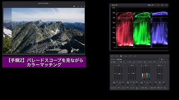 aVinci Resolve講座 第28回 実践テクニック編作品を構成するクリップの色を合わせる「カラーマッチング」