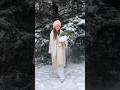Winter wonderland ❄️ #winter #winterlook #slavicgirl #christmaslook #christmasatmosphere #snowman