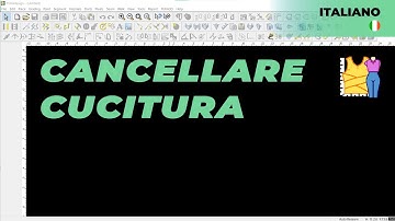 Italiano - Delete Seam | TUKAdesign Video Help | CAD Pattern Making Software | Italian
