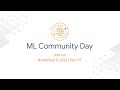 Google's Machine Learning Virtual Community Day livestream