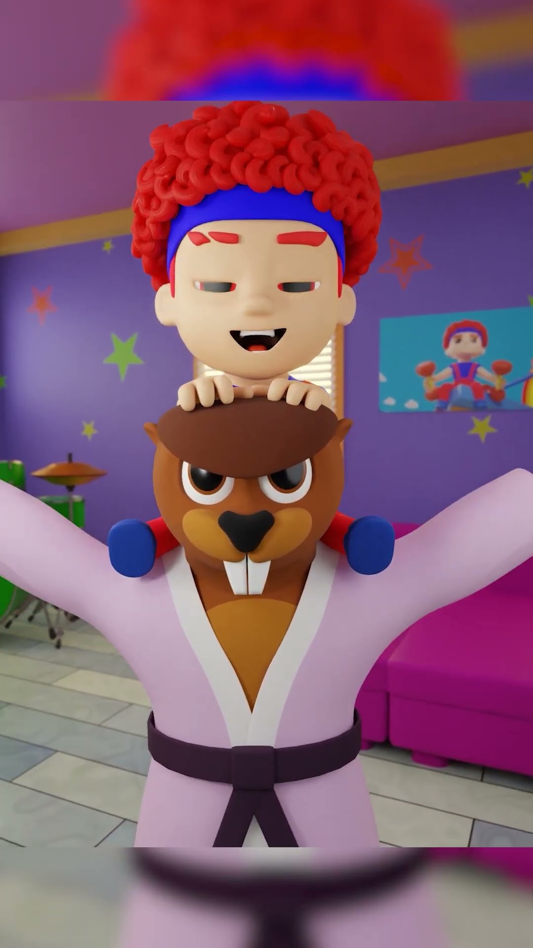 ¡Tr-r-r-r-ratata! ¡Haz una clase! | D Billions Canciones Infantiles #shorts #db