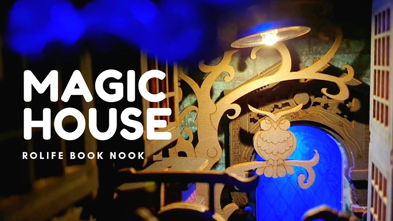 rolife magic house book nook, DIY book nook