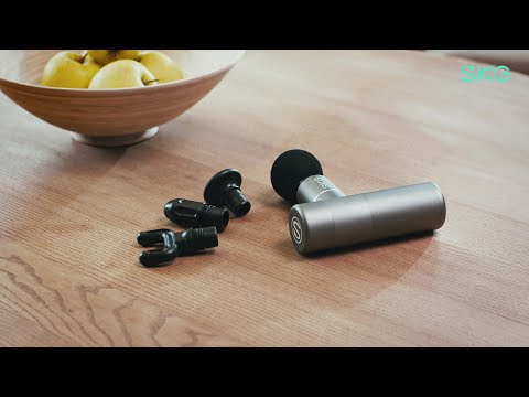 Відео: Масажер SKG Gun F3mini Gray