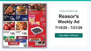 Reasor's Weekly Ad (7/15/26 - 7/21/26) Top Deals