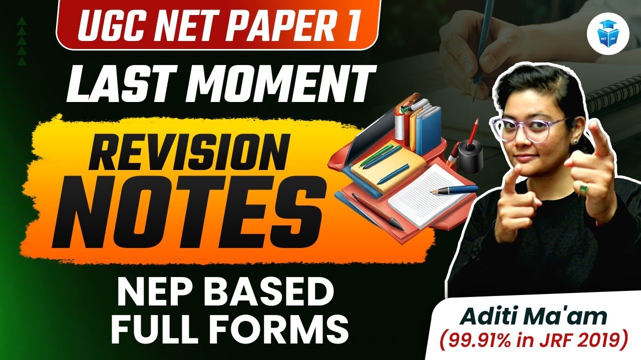UGC NET Paper 1 Revision || NEP Based Full Forms by Aditi Mam || UGC ...