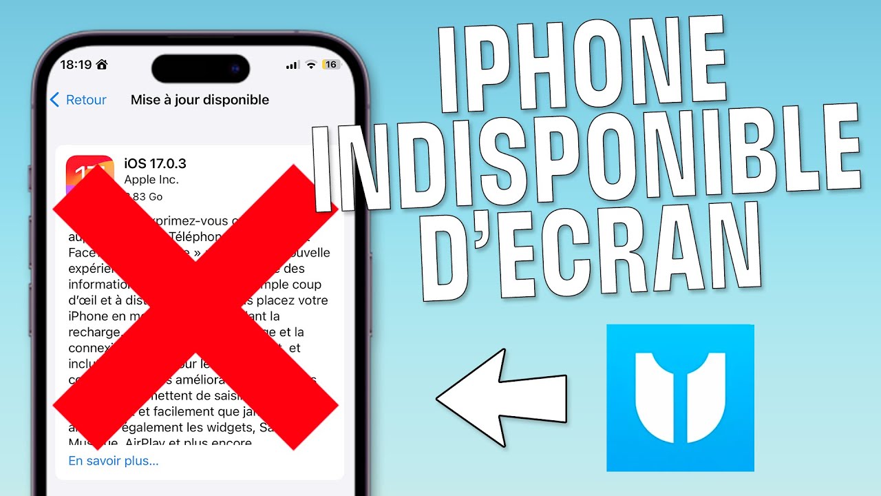 [2024 MAJ] iPhone indisponible réessayez dans 1 heure, que faire? - YouTube