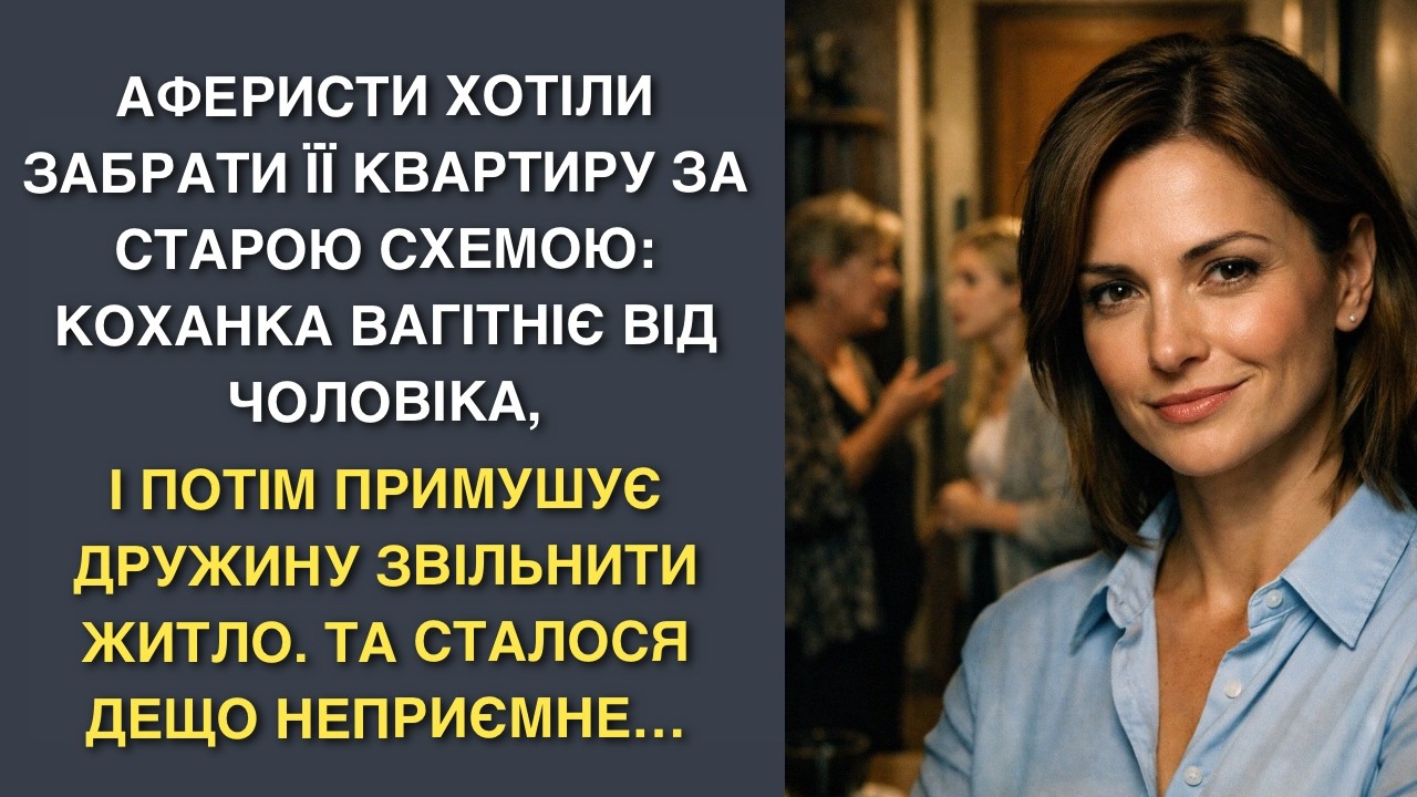 Аферисти хотіли забрати її квартиру за старою схемою: коханка вагітніє від чоловіка, і потім при