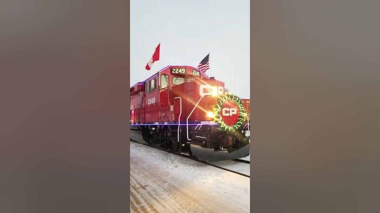 CP Rail Christmas Train YouTube