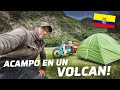 ACAMPO EN EL CRÁTER DE UN VOLCÁN ACTIVO🌋😱 | VOLCÁN PULULAHUA👀, ECUADOR🇪🇨