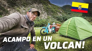 ACAMPO EN EL CRÁTER DE UN VOLCÁN ACTIVO | VOLCÁN PULULAHUA, ECUADOR??