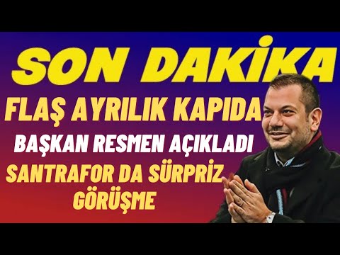 Flaş açıklama ayrılık kapıda gözler santrafor da ve sürpriz görüşmede #trabzonspor