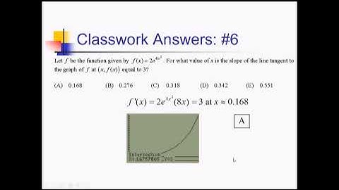 Derivatives of Exponential Functions: Problem Set #2