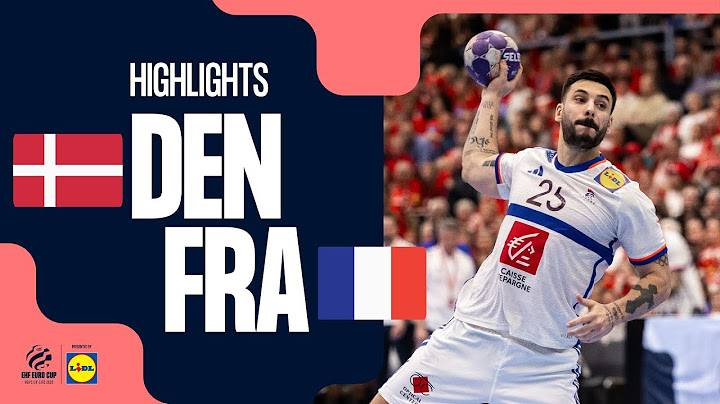 Denmark vs France | Round 4 | EHF EURO Cup 2026