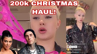 Download Lagu Kourtney kardashian Travis barker CALLED CREEPY Alabama Barker 200k GIFT HAUL! MP3
