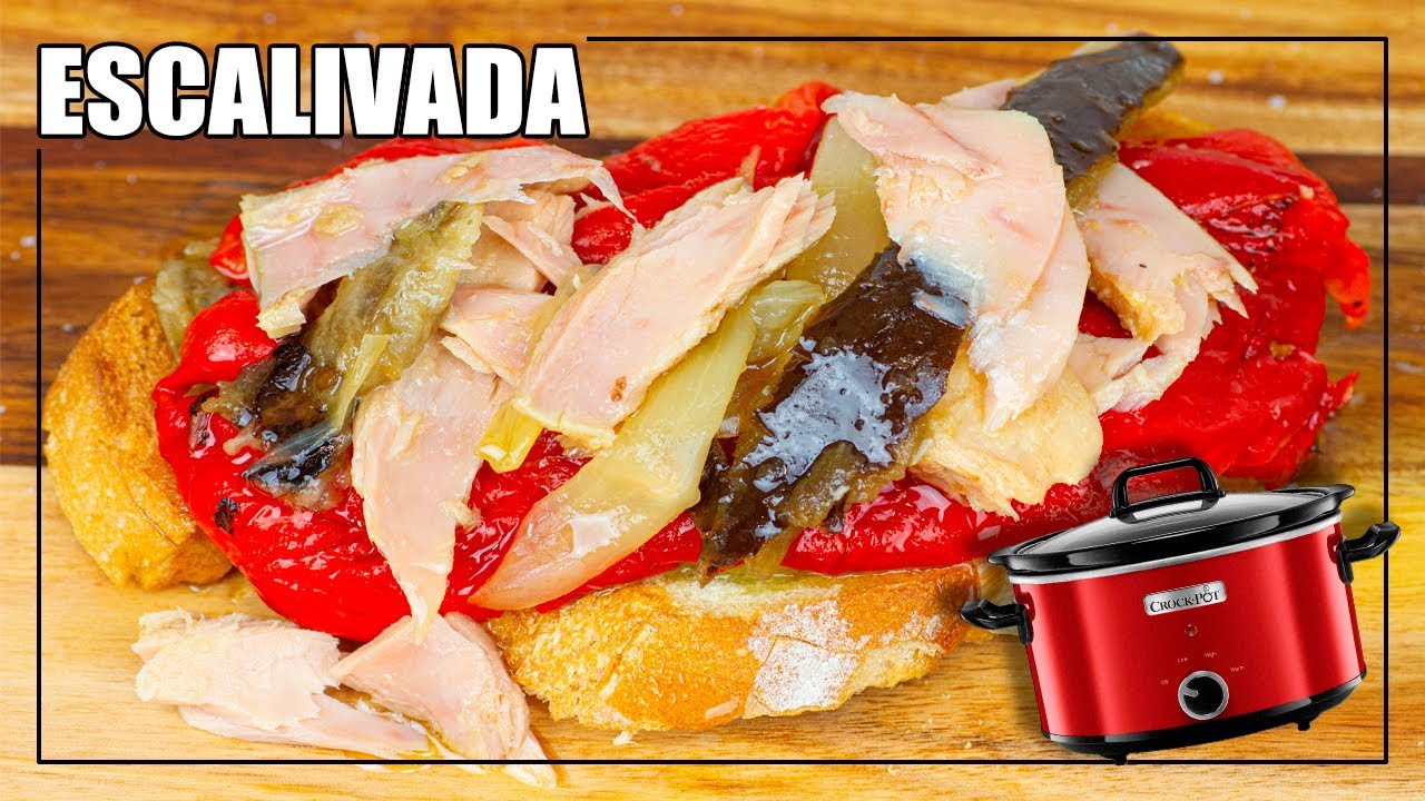 ✅ Recetas en Olla Lenta ▶ ESCALIVADA en OLLA COCCION LENTA