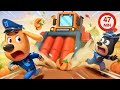Baby! Don&#39;t Play on the Car | Safety Cartoon | Police Rescue | Sheriff Labrador