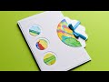 How to make : Simple Greeting Card | Prosta Kartka Okolicznościowa - Mishellka #431 DIY