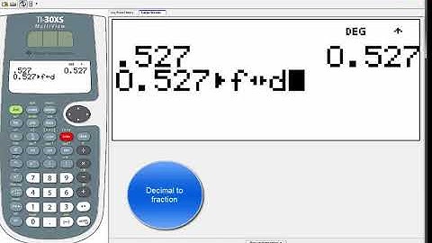 ti30xs fractions, decimals, percents, no audio