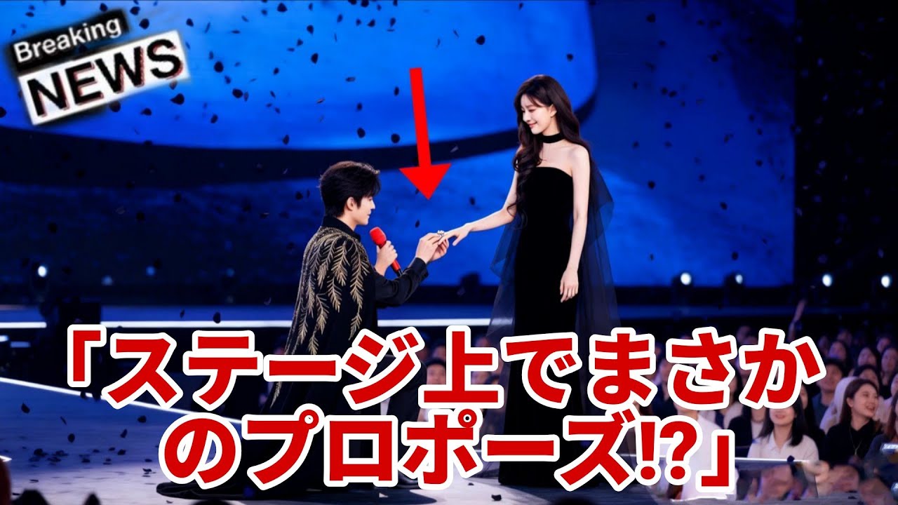 「劉宇寧がTencent All Starステージで趙露思にプロポーズした瞬間！」