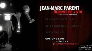 Jean-Marc Parent - Dvd Urgence De Vivre