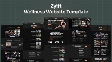 Zyift - Wellness Website Template | Fitness & Gym Website Templates