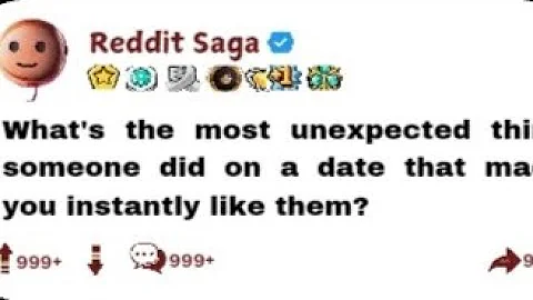 What's the most unexpected thing someone did on a date that made you instantly like them?