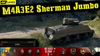 World of Tanks M4A3E2 Sherman Jumbo Replay - 6 Kills 4.2K DMG(Patch 1.4.1)